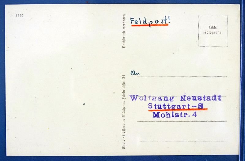 Signed Photo Postcard of General of Mountain Troops Eduard Dietl, Recipient of the Knight's Cross with Oak Leaves and Swords — image 2