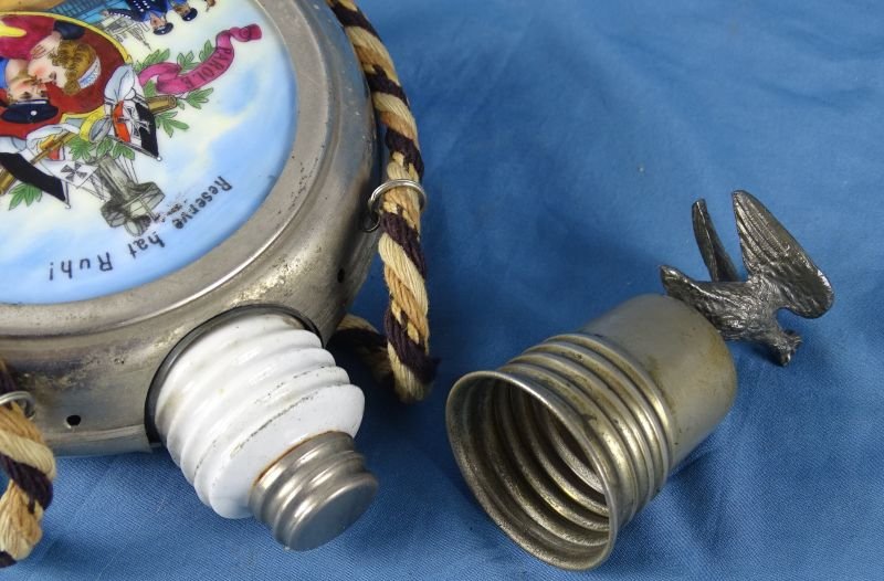 Named Imperial German Kriegsmarine Light Cruiser SMS Undine Reservist Flask — image 5