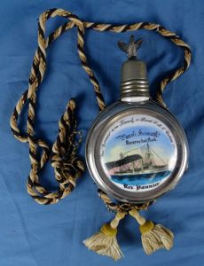 Named Imperial German Kriegsmarine Light Cruiser SMS Undine Reservist Flask