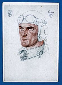 Third Reich Willrich Propaganda Postcard of Oberstleutnant Lutzow