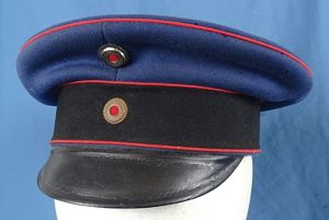 Imperial German Lippe Technical Troops Visor Cap