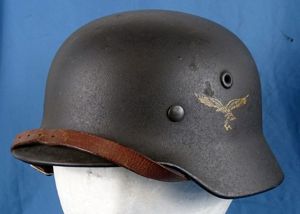 Single Decal Luftwaffe M40 Combat Helmet by F.W. Quist