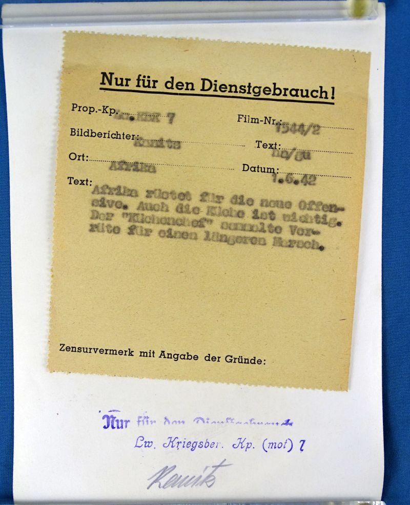 1942 Official Photograph: Afrika Korps Troops Prepare for the Offensive — image 2