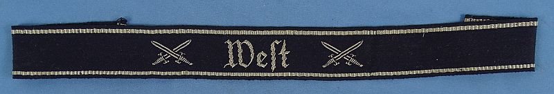 NS-KRB Veteran Organization Administrative District 'West' Cuff Title — image 2