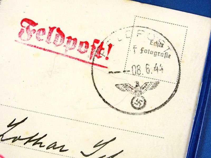 Signed Photo Postcard of Luftwaffe Pilot Joachim Helbig, Recipient of the Knight's Cross with Oak Leaves and Swords — image 4