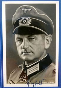 Signed Photo Postcard of Army General Otto Hitzfeld, Recipient of …