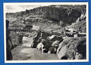 Waffen SS Propaganda Postcard: 'Vormarsch Uber Pastrassen' ('Advance Over Mountain …