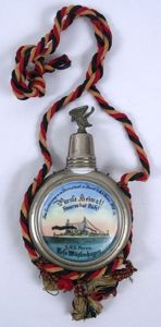 Named Imperial Kriegsmarine Battleship SMS Posen Reservist Flask