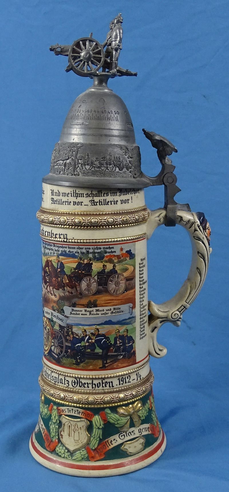 Named Imperial German 80th (3rd Upper Alsatian) Field Artillery Regiment Reservist Stein — image 3