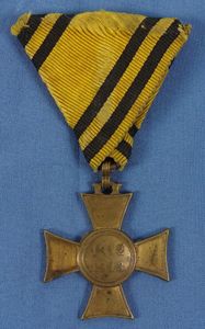 Austro-Hungarian 1912-1913 Balkan Crisis Mobilization Cross