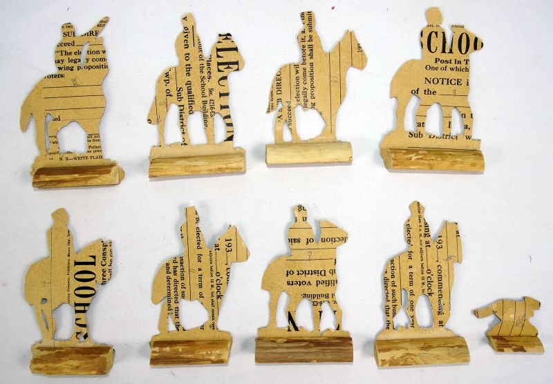 Third Reich Paper Soldiers: 8 Mounted SA Men (and Their Dog) — image 2