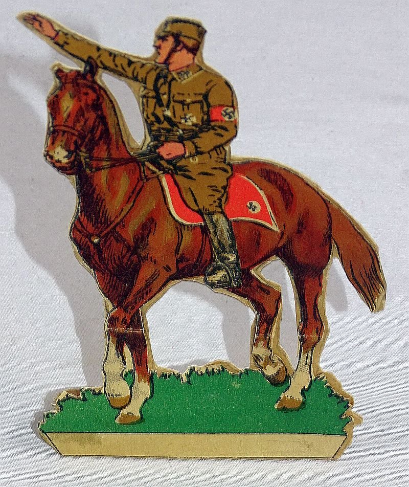 Third Reich Paper Soldiers: 8 Mounted SA Men (and Their Dog) — image 3