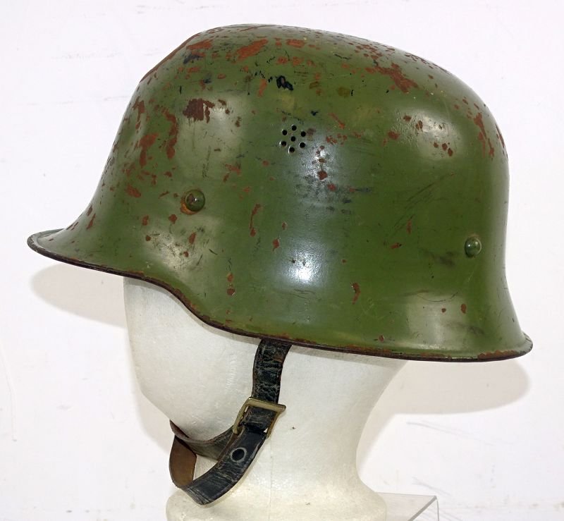 Green M34 Fire Police Helmet — image 5