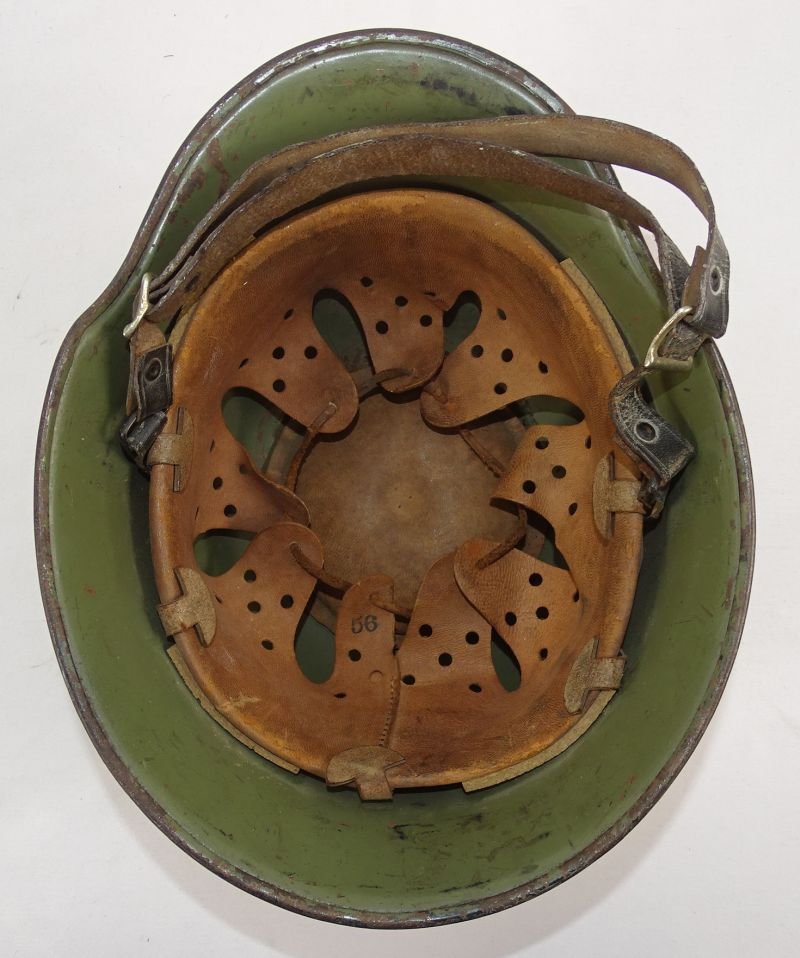 Green M34 Fire Police Helmet — image 7