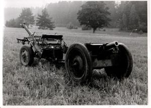 Photograph of German Field Piece, Kemmern Germany, August 20, 1944 …