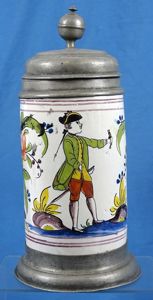 1778 Dated German Faience Stein