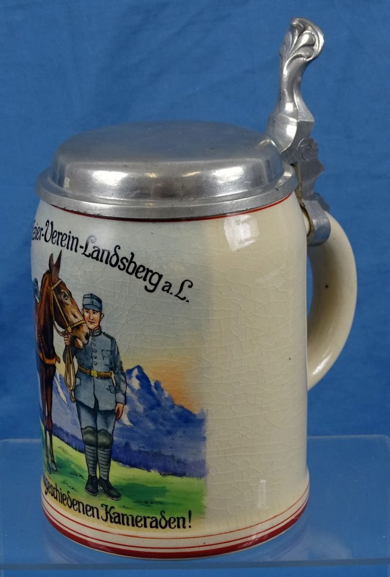 Unteroffizier Verein Landsberg Stein with Pack Mule Machine Gun — image 2