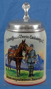 Unteroffizier Verein Landsberg Stein with Pack Mule Machine Gun