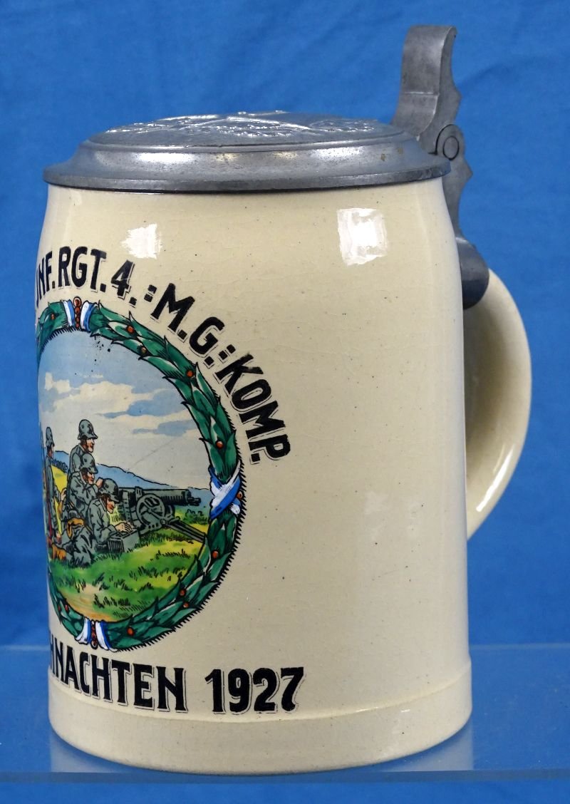 1927 4th Machine Gun Company 19th Bavarian Infantry Regiment Stein — image 2