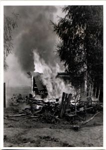 Photograph of 'Smoking Out Soviet Paratroopers', Oct 10, 1944 – …