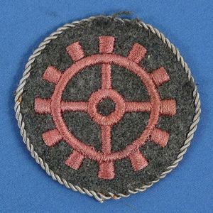 German Army Armored Mechanic 1st Class Sleeve Badge