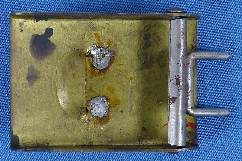 Small SA EM/NCO Brass Buckle — image 2