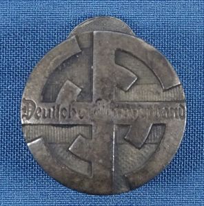 Deutscher Turnerverband Lapel Buttonhole Member Badge in Silver