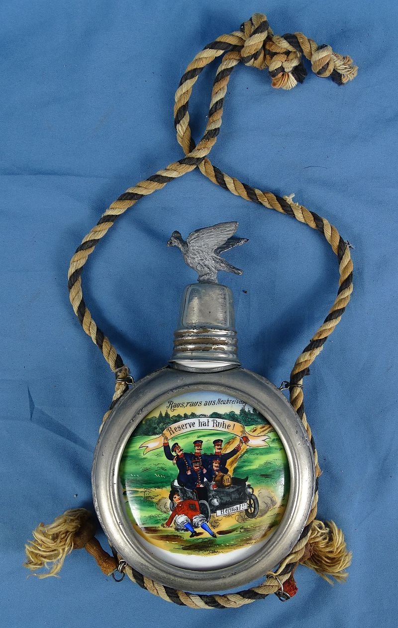 Named Imperial German 172nd (3rd Upper Alsatian) Infantry Regiment Reservist Flask — image 3