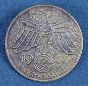 1944 DSVB State Shooting League Wehrmann Badge