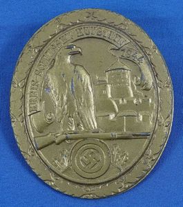 1944 Kreis-Schiessen Kufstein Gilt Badge