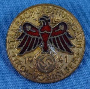 1941 Standschutzenverband Tirol Vorarlberg Member Badge