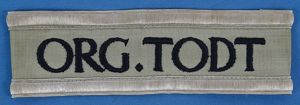 Segment of an Organization Todt Officer's Cufftitle