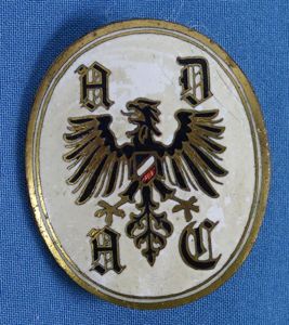 ADAC German Automobile Association Member Badge by Deschler