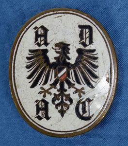 ADAC German Automobile Association Member Badge by Deschler