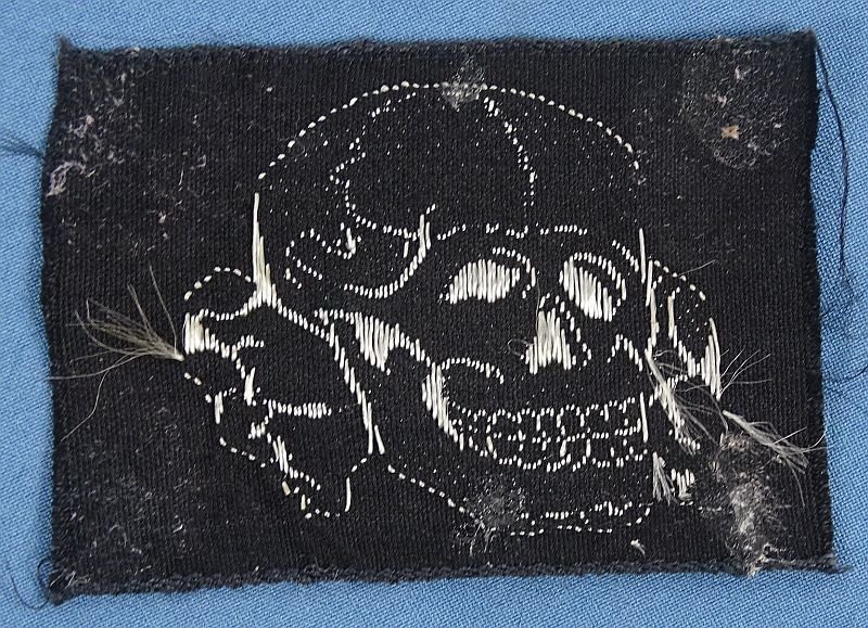 Belgian Made Waffen SS NCO / Overseas M43 / Overseas Cap Skull — image 2