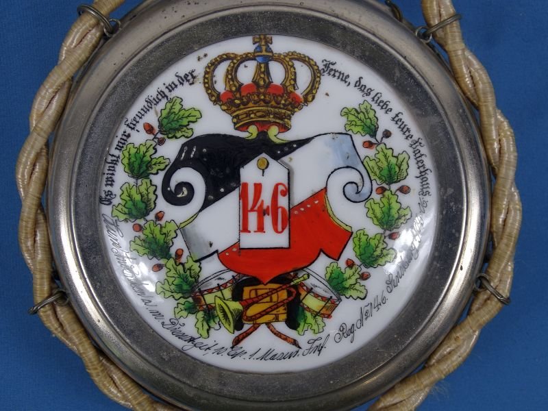 Named Imperial German 146th (1st Masurian) Infantry Regiment Reservist Flask — image 4