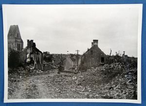 June 1944 Official 5″ X 7″ German Photograph: The Bomb …