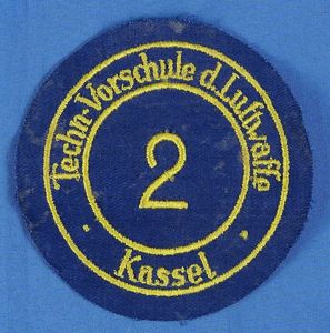 Hitler Youth 'Techn-Vorschule d. Luftwaffe Kassel 2' Patch