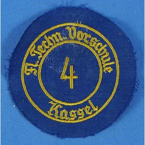 Hitler Youth Fl. Techn. Vorschule Kassel 4″ Patch