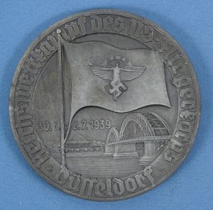 1939 NSFK Reichswettenkampf des NS-Fliegerkorps Table Medal