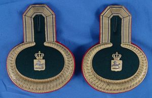 Pair of Imperial German Hanover Beamten Epaulettes