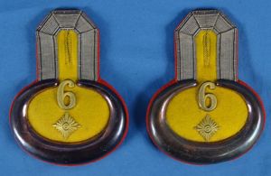 Pair of Imperial German 6th Grenadier Regiment Oberleutnant Epaulettes