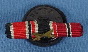 Third Reich 3 Place Lapel Ribbon Bar