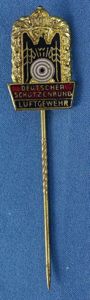 Deutscher Schutzenbund German Shooting Association Luftgewehr (Airgun) Gold Shooting Award …
