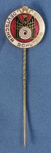 Deutscher Schutzenbund German Shooting Association Member Stickpin by Bonner
