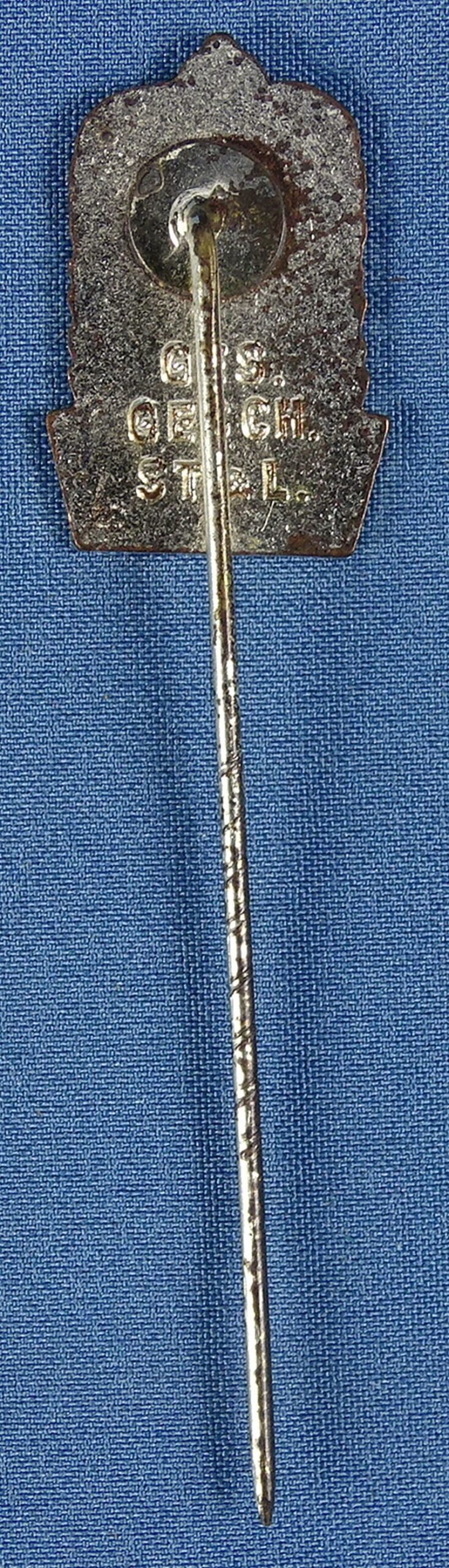 Deutscher Schutzenbund German Shooting Association Luftgewehr Airgun Silver Award Badge by Steinhauer & Luck — image 2