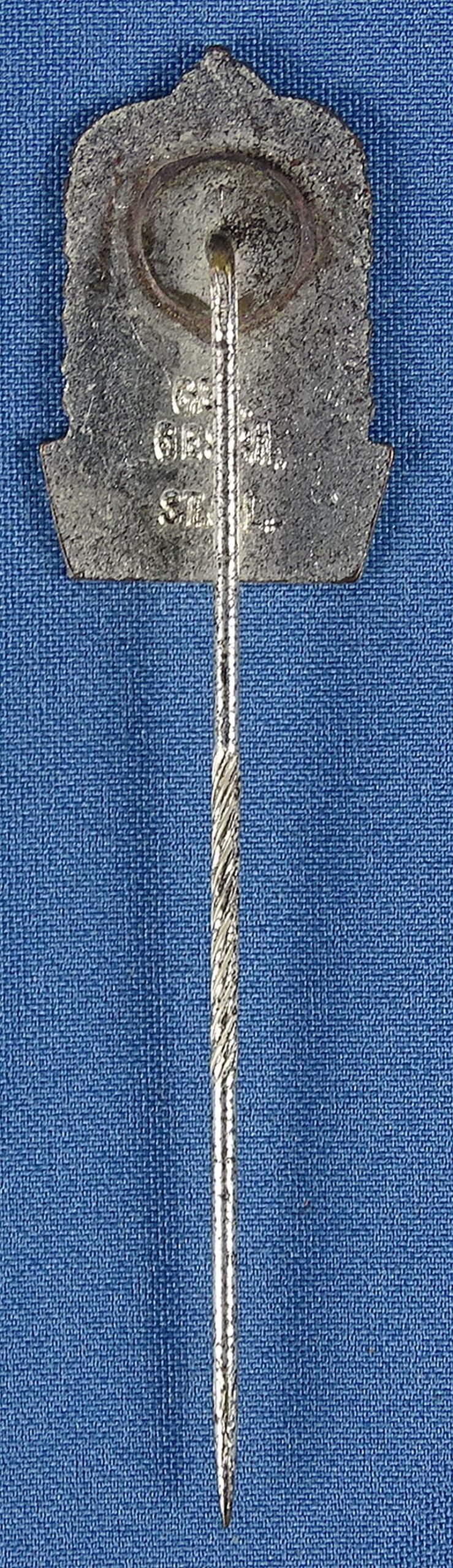 Deutscher Schutzenbund German Shooting Association Kleinkaliber Silver Award Stickpin by Steinhauer & Luck — image 2