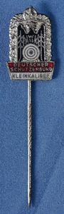 Deutscher Schutzenbund German Shooting Association Kleinkaliber Silver Award Stickpin by …