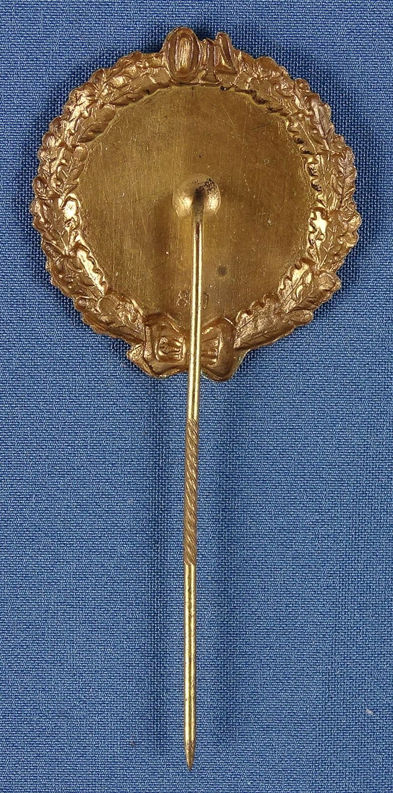 Deutscher Schutzenbund German Shooting Association 40 Year Member Honor Badge Stickpin in 800 Silver — image 2