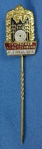 Deutscher Schutzenbund German Shooting Association Kleinkaliber Gold Award Stickpin by …